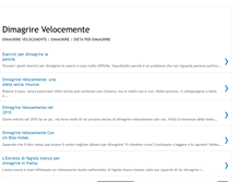 Tablet Screenshot of dimagrirevelocemente.blogspot.com