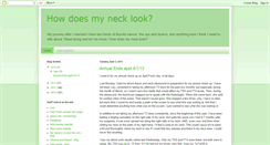 Desktop Screenshot of howdoesmynecklook.blogspot.com