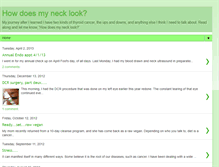 Tablet Screenshot of howdoesmynecklook.blogspot.com