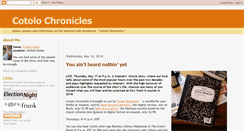 Desktop Screenshot of cotolochronicles.blogspot.com