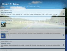 Tablet Screenshot of idreamtotravel.blogspot.com