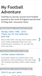 Mobile Screenshot of myfootballadventure.blogspot.com
