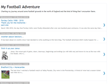 Tablet Screenshot of myfootballadventure.blogspot.com