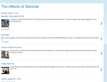 Tablet Screenshot of howsteroidsaffectssports.blogspot.com