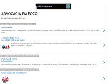 Tablet Screenshot of advocaciaemfoco.blogspot.com