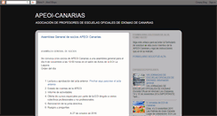 Desktop Screenshot of apeoi-canarias.blogspot.com