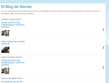 Tablet Screenshot of cosmetologiayesteticaatenea.blogspot.com