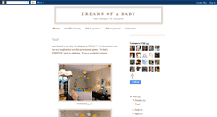 Desktop Screenshot of dreamsofababy.blogspot.com