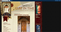 Desktop Screenshot of lustintime.blogspot.com