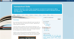 Desktop Screenshot of homeschool-skills.blogspot.com
