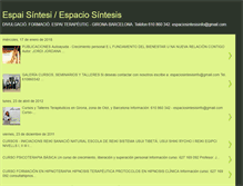 Tablet Screenshot of espaciosintesis.blogspot.com