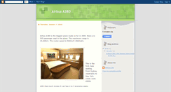 Desktop Screenshot of airbus---a380.blogspot.com
