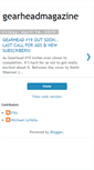 Mobile Screenshot of gearheadmagazine.blogspot.com