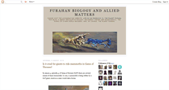Desktop Screenshot of planetfuraha.blogspot.com