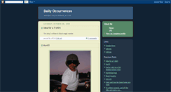 Desktop Screenshot of dailyoccurrences.blogspot.com