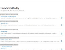 Tablet Screenshot of homeschooldaddy.blogspot.com