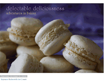 Tablet Screenshot of delectabledeliciousness.blogspot.com