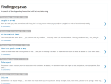 Tablet Screenshot of findingpegasus.blogspot.com