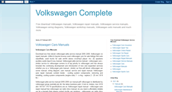 Desktop Screenshot of freevolkswagenmanuals.blogspot.com