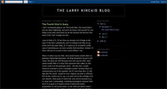 Desktop Screenshot of larrykincaid.blogspot.com