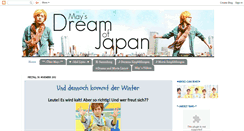 Desktop Screenshot of maydreamofjapan.blogspot.com