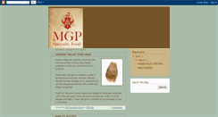 Desktop Screenshot of mgpspecialtyfood.blogspot.com