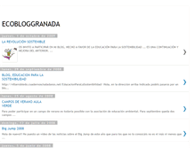 Tablet Screenshot of ecobloggranada.blogspot.com