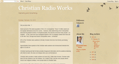 Desktop Screenshot of christianradioworks.blogspot.com