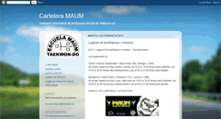 Desktop Screenshot of carteleramaum.blogspot.com