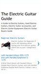 Mobile Screenshot of electric-guitarguide.blogspot.com