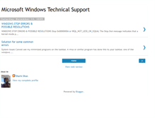 Tablet Screenshot of mswindowssupport.blogspot.com