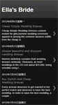 Mobile Screenshot of ellasbride.blogspot.com