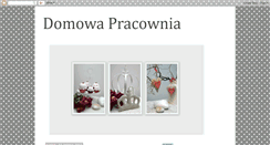 Desktop Screenshot of domowapracownia.blogspot.com