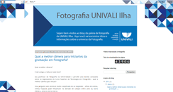 Desktop Screenshot of fotografiaunivaliilha.blogspot.com