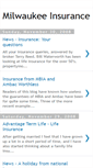 Mobile Screenshot of milwaukeeinsurance.blogspot.com