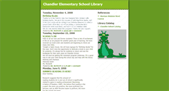 Desktop Screenshot of chandlerlibrary.blogspot.com