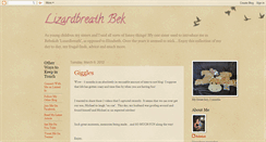 Desktop Screenshot of lizardbreathbek.blogspot.com