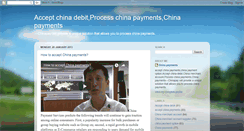 Desktop Screenshot of chinapayment.blogspot.com
