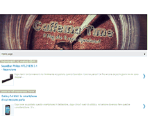 Tablet Screenshot of caffeinatime.blogspot.com