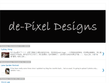 Tablet Screenshot of de-pixeldesigns.blogspot.com