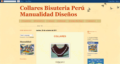 Desktop Screenshot of collaresmanualidad.blogspot.com