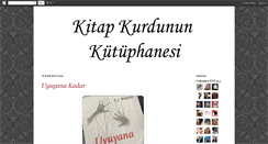 Desktop Screenshot of kitapkurdununkutuphanesi.blogspot.com