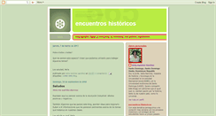 Desktop Screenshot of encuentroshistoricos.blogspot.com