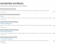 Tablet Screenshot of encuentroshistoricos.blogspot.com