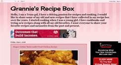 Desktop Screenshot of grannierecipebox.blogspot.com