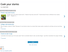 Tablet Screenshot of cookyourstories.blogspot.com