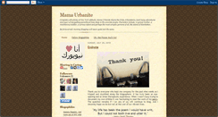 Desktop Screenshot of mamaurbanite.blogspot.com