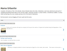 Tablet Screenshot of mamaurbanite.blogspot.com