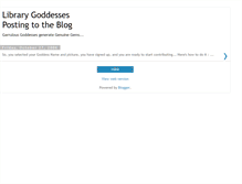 Tablet Screenshot of librarygoddesses-posting.blogspot.com