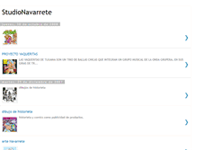 Tablet Screenshot of estudionavarrete.blogspot.com